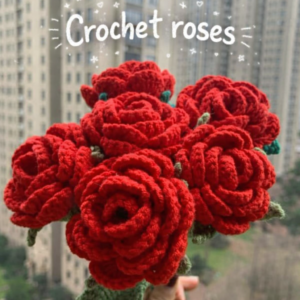 Crochet rose